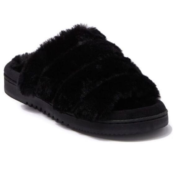 ABOUND  Faux Fur Slipper Size M(7-8)  # Bag 8-F - Picture 1 of 7
